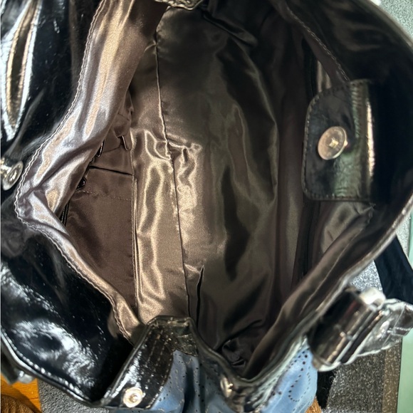 Simply Vera Vera Wang Cadet Blue Logo Shopper Purse Shoulder Bag New with Tag - Picture 4 of 4